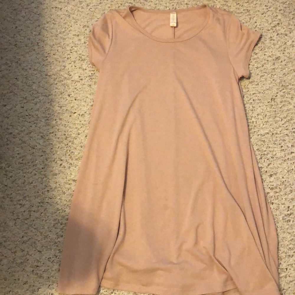 soft light pink dress